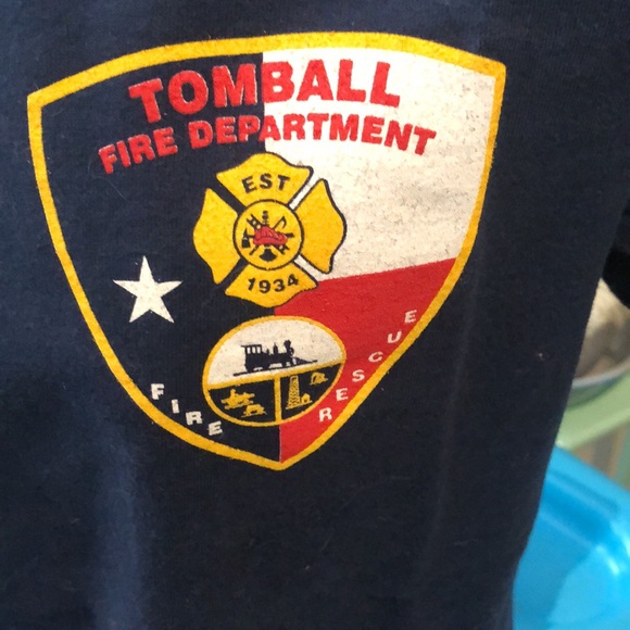 Authentic Tomball Fire Dept Fire & Rescue T Shirt This one is a Woman’s Small. - Picture 2 of 4